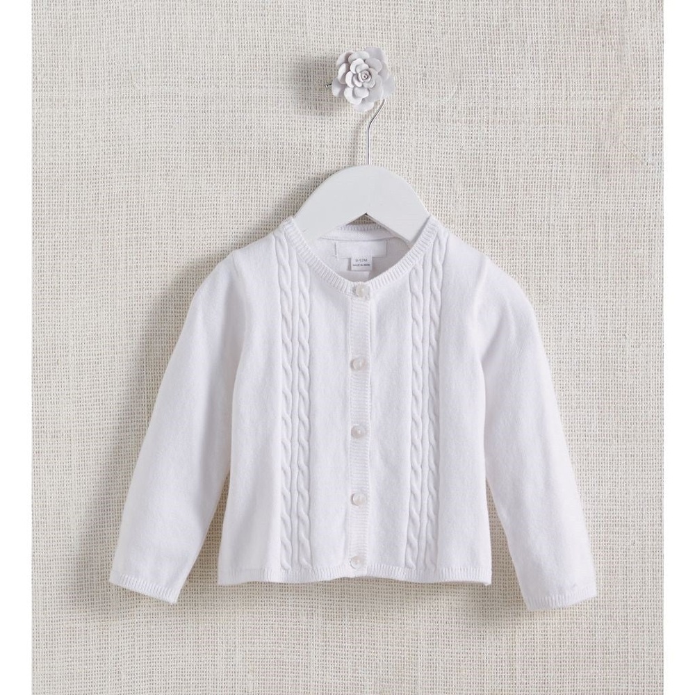 Mud Pie Cream Cable Knit Cardigan
